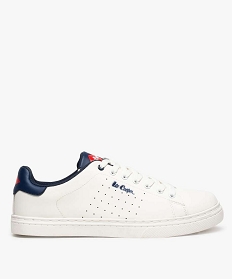 baskets homme tige basse unie a lacets - lee cooper smart dessus matiere synthetique lisse blancA535901_1