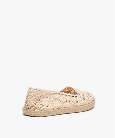 ballerines femme style espadrilles dessus macrame beige ballerinesA571301_4