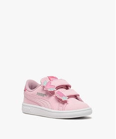 baskets bebe fille a scratch etoile et cour puma rose baskets et tennis