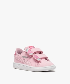 BASKET BEBE FILLE ROSE PUMA 