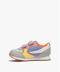 baskets fille colorees a scratch fila orbit low multicolore baskets