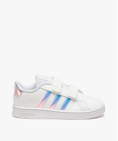 tennis fille a scratch details irises - adidas grand court blanc basketsA583001_1