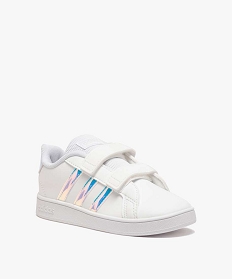 tennis fille a scratch details irises - adidas grand court blancA583001_2