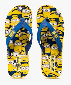 tongs garcon a brides souples - minions bleuA587801_4