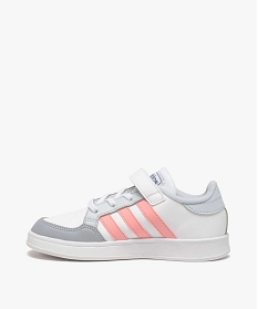 baskets fille a lacets et scratch - adidas breaknet blancA588501_3