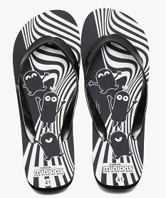tongs homme bicolores - minions grisA597501_4