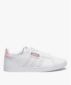 tennis femme bicolores a lacets - adidas blancA599601_1