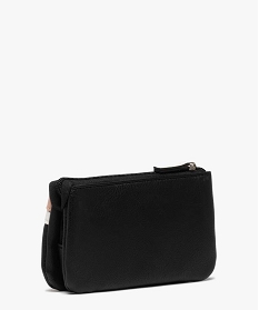 portefeuille femme compact et souple noir porte-monnaie et portefeuillesA607401_2