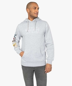 sweat homme a capuche - star wars grisA620801_2