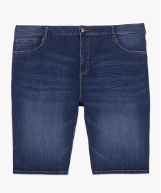 bermuda homme en jean gris shorts en jeanA622101_4