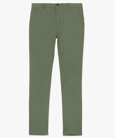 pantalon homme chino coupe slim vert pantalons de costumeA622801_4