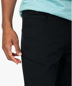 pantalon homme 5 poches coupe straight noir pantalons de costumeA623501_2