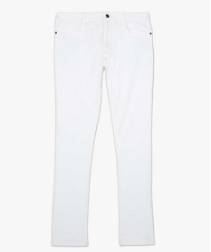 pantalon homme 5 poches coupe straight blanc pantalons de costumeA624701_4
