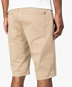 bermuda homme en coton stretch beige shorts et bermudasA625501_2