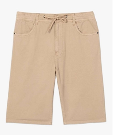 bermuda homme en coton stretch beige shorts et bermudasA625501_4
