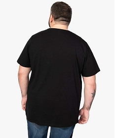 tee-shirt homme grande taille avec inscription – stranger things noir tee-shirtsA643401_3