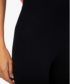 leggings de grossesse coupe courte longueur mollet noirA647901_2