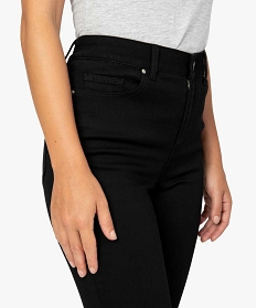 jean femme coupe skinny taille haute delavage plus econome en eau noir pantalons jeans et leggingsA652401_2