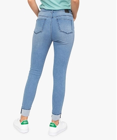 jean femme coupe skinny taille haute gris pantalons jeans et leggingsA652801_2