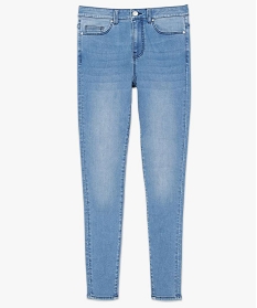 jean femme coupe skinny taille haute gris pantalons jeans et leggingsA652801_4