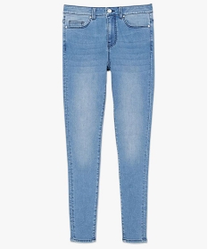 jean femme coupe skinny taille haute gris pantalons jeans et leggingsA652801_4
