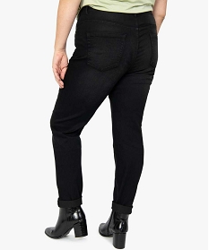 jean femme slim 5 poches taille normale noir pantalons et jeansA655301_3