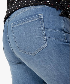 jean femme grande taille coupe slim gainant taille normale gris pantalons et jeansA655601_2