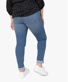 jean femme slim gainant taille normale gris pantalons et jeansA655601_3