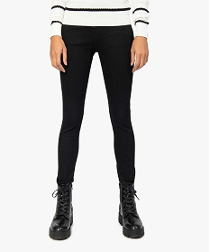 jean femme coupe skinny taille normale noir pantalonsA659801_1