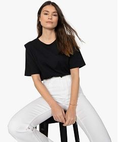 tee shirt epaulette femme