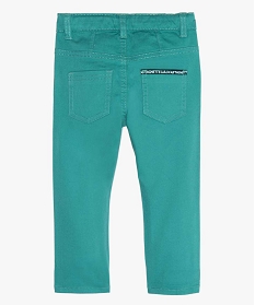 pantalon bebe garcon avec poches surpiquees – lulu castagnette vert pantalonsA709901_4