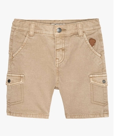 GEMO Short bébé garçon extensible look baroudeur Beige