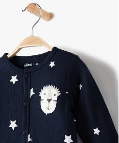 pyjama bebe garcon avec motifs etoiles 100 coton biologique multicoloreA743801_2
