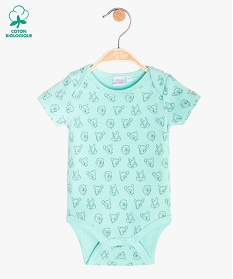 GEMO Body bébé mixte à manches courtes avec motifs animaux - Disney Baby Imprimé