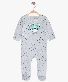 pyjama bebe en jersey a motif tigre multicoloreA752101_1