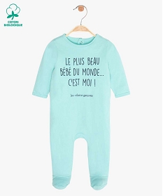 pyjama bebe garcon a message humoristique - gemo x les vilaines filles vertA753301_1