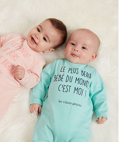 pyjama bebe garcon a message humoristique - gemo x les vilaines filles vertA753301_4