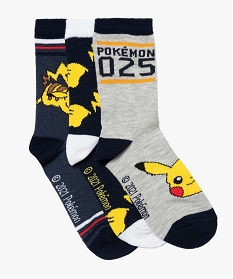 chaussettes garcon imprimees (lot de 3) – pokemon multicolore chaussettesA755101_1
