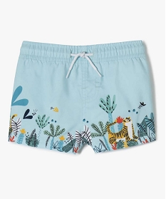 short de bain bebe garcon avec motifs animaux brunA756401_1