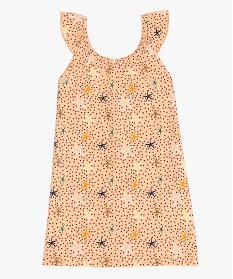 chemise de nuit fille a motifs etoiles de mer imprime pyjamasA759001_1