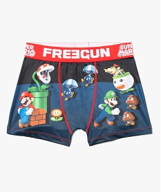 GEMO Boxer garçon avec motifs Super Mario - Freegun Multicolore