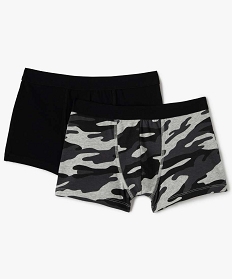 boxer garcon a motif camouflage (lot de 2) multicoloreA767601_1