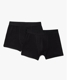 boxer uni en coton extensible homme (lot de 2) noir boxers et caleconsA769901_3