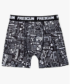 boxer homme a motifs abstraits - freegun noir boxers et caleconsA770201_1