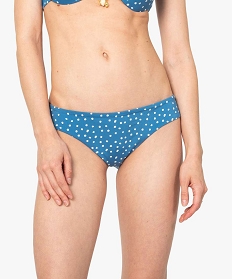 bas de maillot de bain femme forme shorty a pois imprimeA778601_1