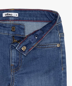 jean garcon slim en coton stretch delave ultra resistant grisA799101_2