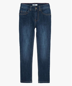 jean garcon slim en coton stretch delave ultra resistant gris jeansA799201_2