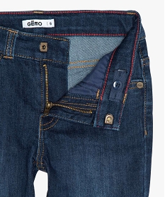 jean garcon slim en coton stretch delave ultra resistant grisA799201_3