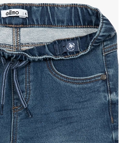 jean garcon avec taille elastiquee gris jeansA799301_4