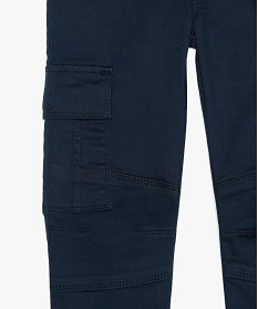 pantalon multipoches en matiere resistante garcon bleuA800401_3